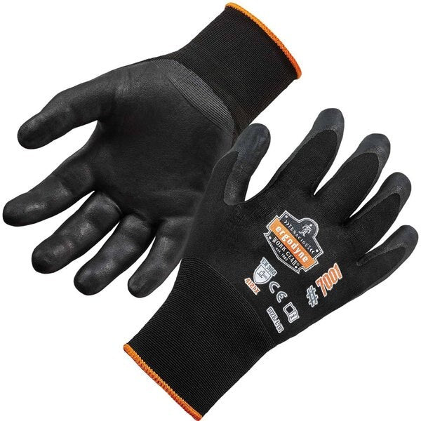 Black 2XL Abrasion Resistant Nitrile-Coated Gloves DSX
