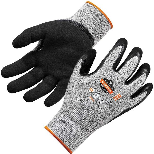 Gray S Nitrile-Coated Cut-Resistant Gloves A3 Level
