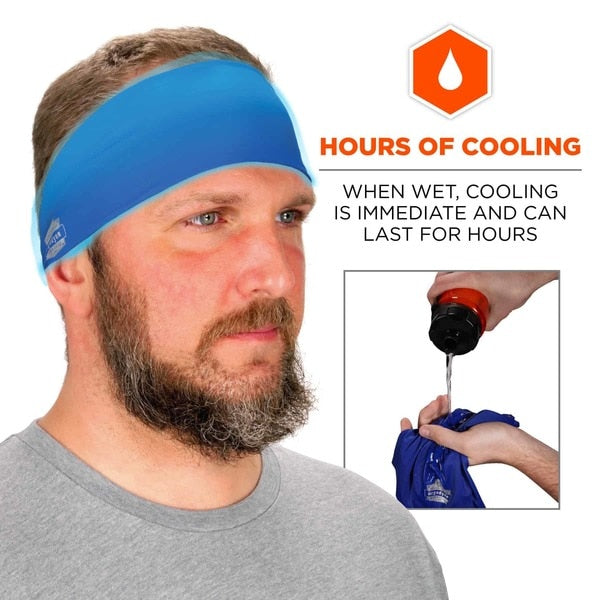 Blue Cooling Headband