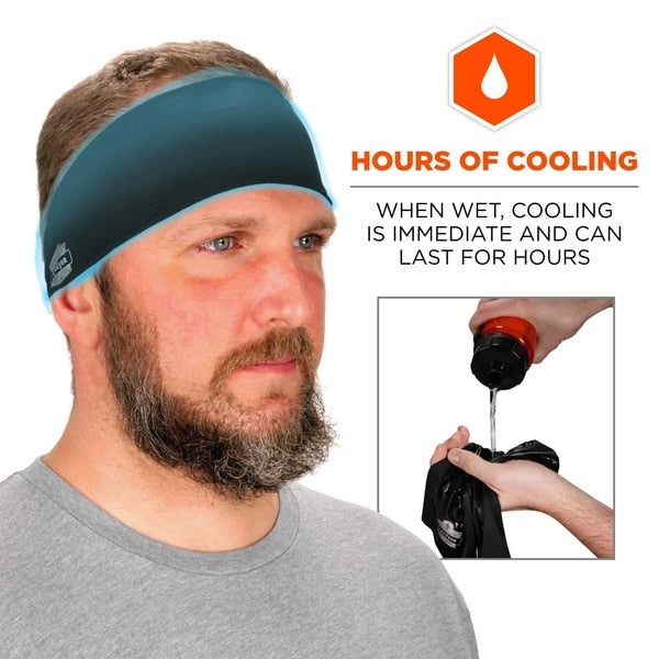 Black Cooling Headband