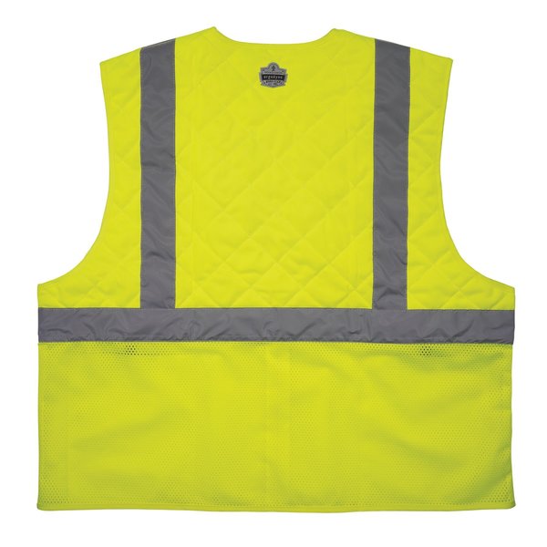 Lime Class 2 Hi-Vis Safety Cooling Vest - M