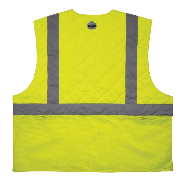 Lime Class 2 Hi-Vis Safety Cooling Vest - L