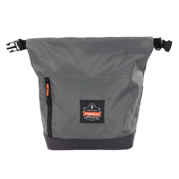 Full Respirator Bag, Roll Top Closure, Gray