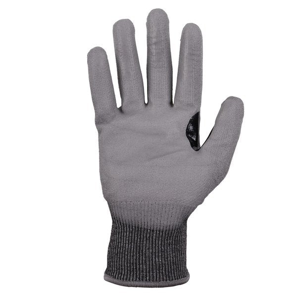 ANSI A7 PU Coated CR Gloves, Gray, Size L