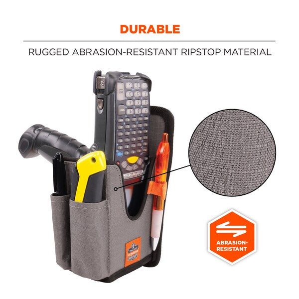 5541 L Gray Handheld Barcode Scanner Holster with Belt Clip