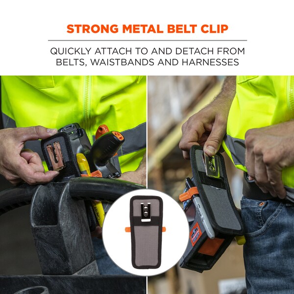 5541 L Gray Handheld Barcode Scanner Holster with Belt Clip