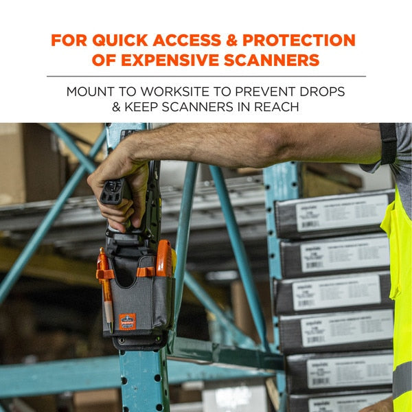5543 S Gray Handheld Barcode Scanner Mount Holder
