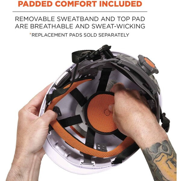 White Class C Safety Helmet
