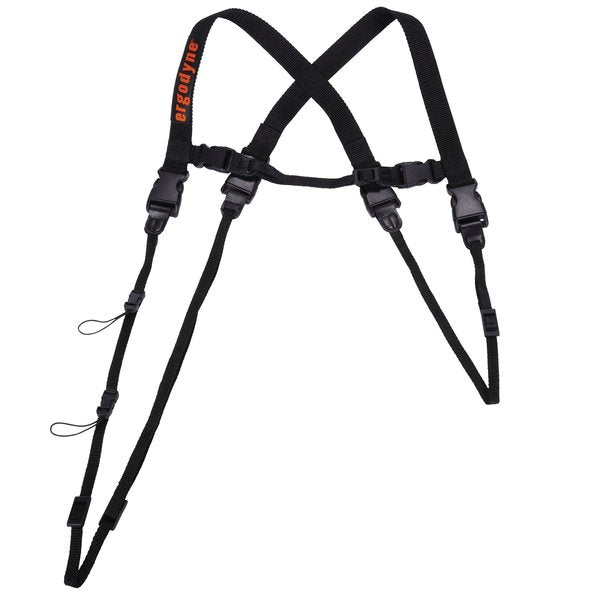 Barcode Scanner Lanyard Harness, Black, Size XL
