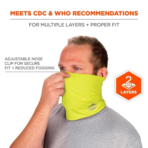 Hi-Vis Lime 2-Layer Cooling Multi-Band, S/M