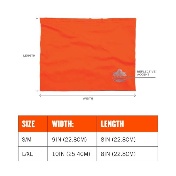 Hi-Vis Orange 2-Layer Cooling Multi-Band, L/XL