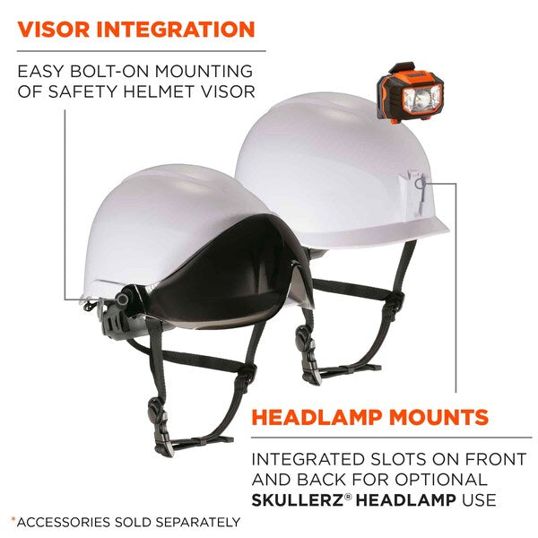 White Class E Safety Helmet