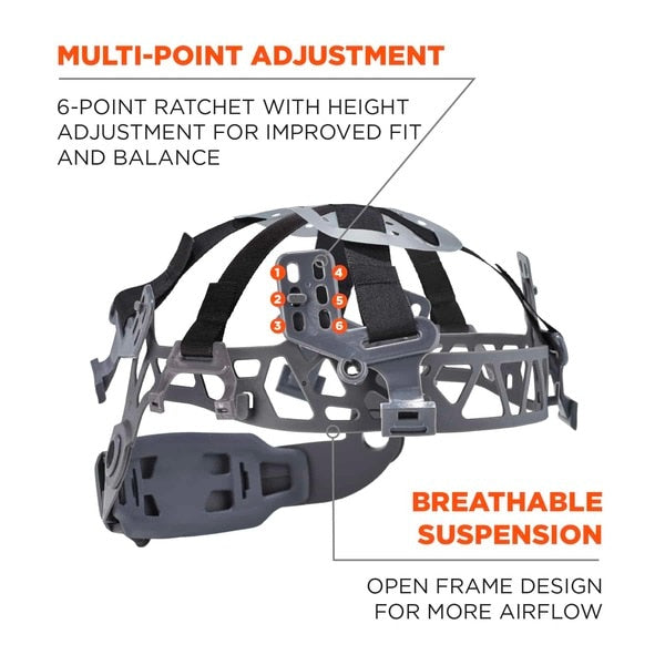 8975V Anti-Fog Smoke Lens White Class C Safety Helmet with Visor