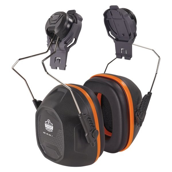 Full Brim Gray NRR 26db Mounted Earmuffs