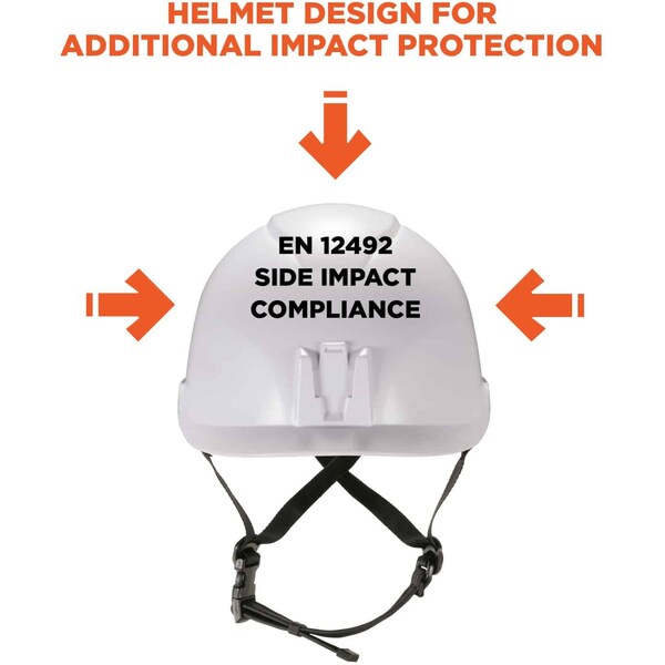 White Class E Safety Helmet
