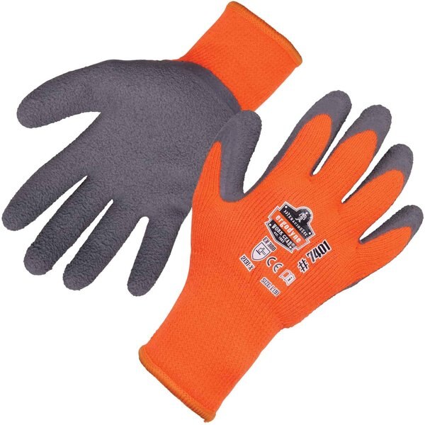Orange Coated Lightweight Winter Work Gloves, 2XL, PR