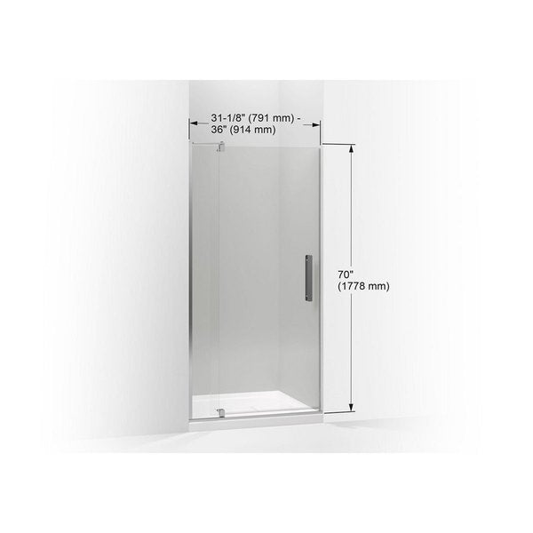 Revel(R) Pivot Shower Door, 70
