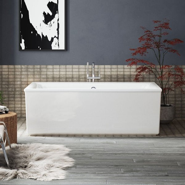 Bath Filler Trim, Vibrant Polished Nickel, Floor