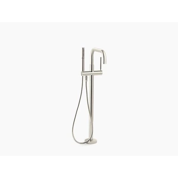 Bath Filler Trim, Vibrant Polished Nickel, Floor