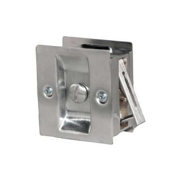Privacy Pocket Door Lock Square Cutout for 1-3/4