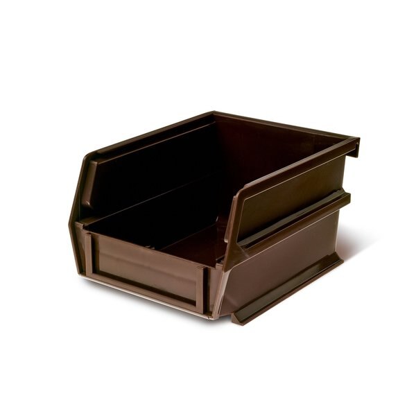 Polypropylene Polypropylene Bin Kit, 3 in. H x 4.125 in. W, Brown