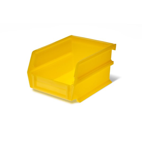 Wall Storage Unit with (12) 5-3/8 L x 4-1/8 W x 3 H Yellow Bins & (12) 7-3/8 L x 4-1/8 W x 3 H Blue Bins