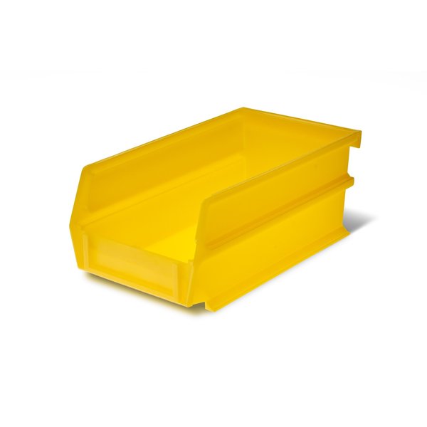 Polypropylene Polypropylene Bin Kit, 3 in. H x 4.125 in. W, Yellow
