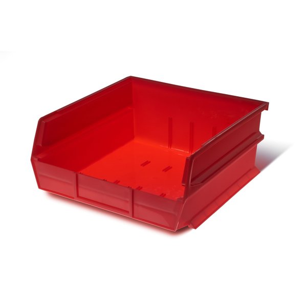 Polypropylene Polypropylene Bin Kit, 5 in. H x 11 in. W, Red