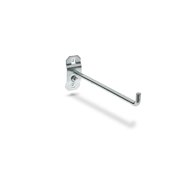 6 In. Single Rod 90 Degree Bend Steel Pegboard Hook for LocBoard 5 Pack