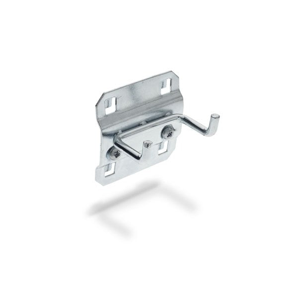 1 In. Double Rod 90 Degree Bend Steel Pegboard Hook for LocBoard 5 Pack