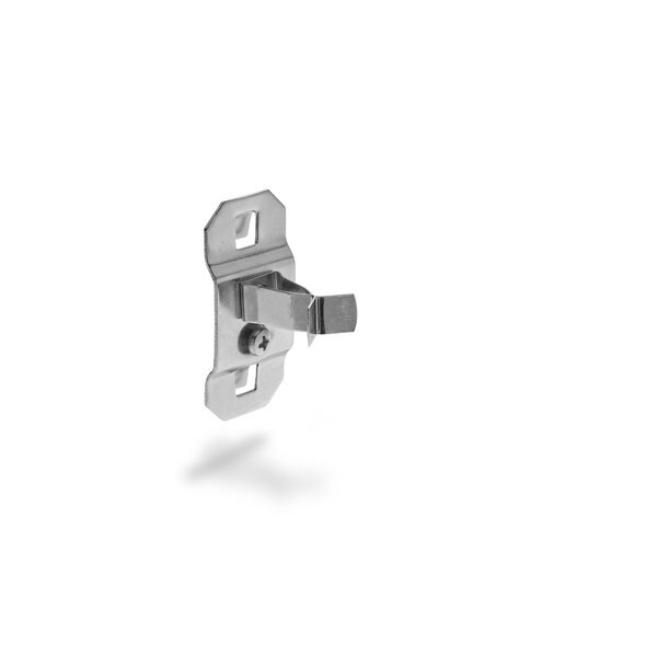1/4 In. to 1/2 In. Hold Range Steel Extended Spring Clip for LocBoard 5 Pack
