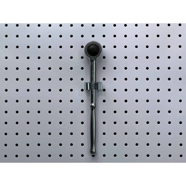 1/2 In. to 1 In. Hold Range Steel Standard Spring Clip for 1/8 In. and 1/4 In. Pegboard 3 Pack