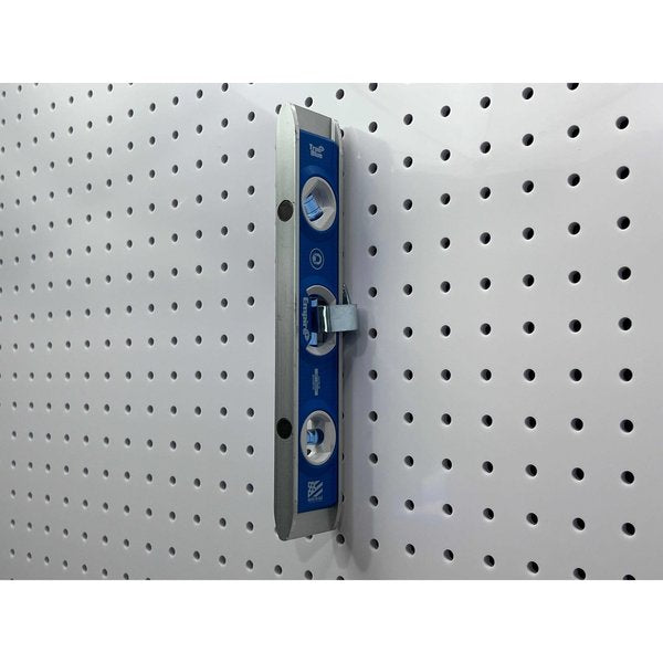 1/2 In. to 1 In. Hold Range Steel Standard Spring Clip for 1/8 In. and 1/4 In. Pegboard 3 Pack
