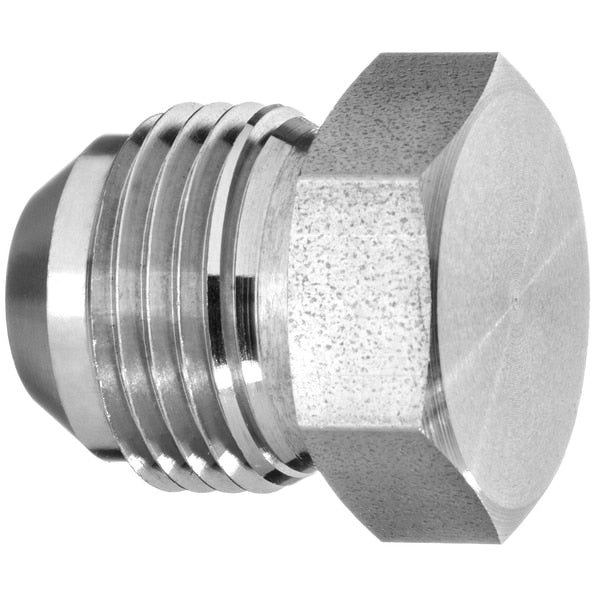 37 Deg Flared Fitting - 316SS - Plug for 1/2