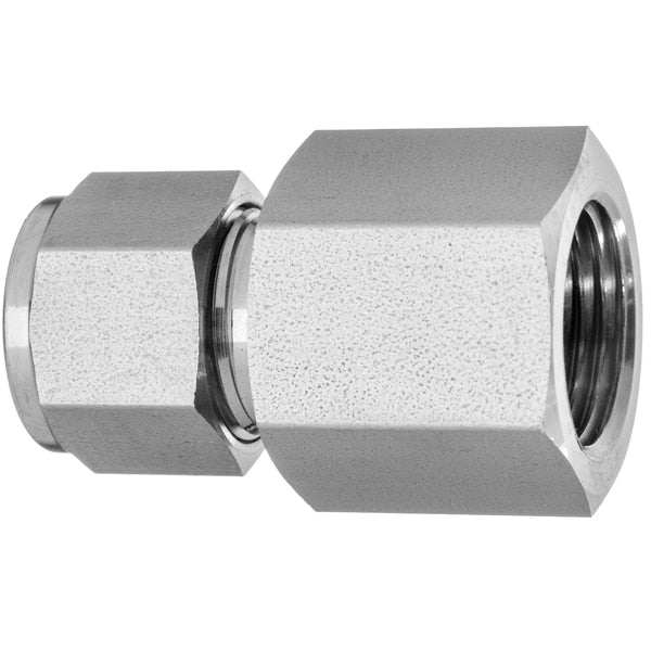 37 Deg Flared Fitting - 316SS - Straight Adapter - 1/2