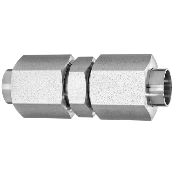 37 Deg Flared Fitting - 316SS - Straight Connector - 1/2