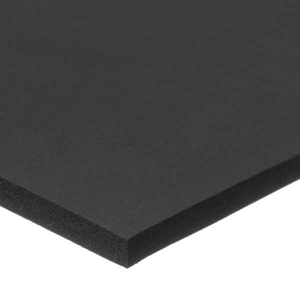 Soft EPDM Foam Sheet with Acrylic Adhesive - 1/16