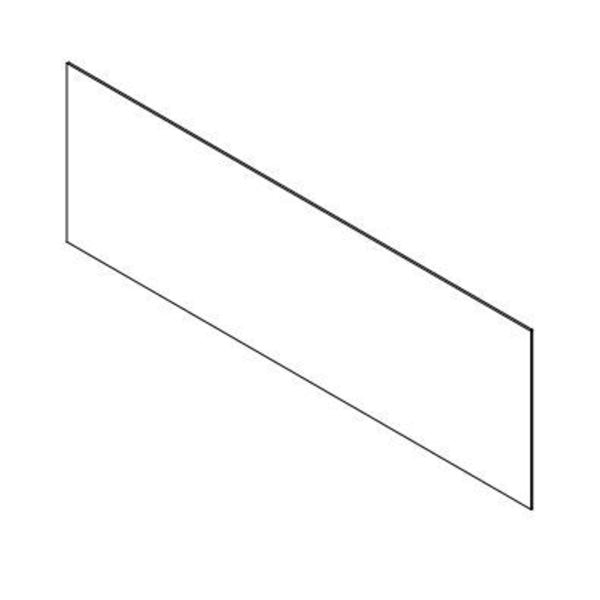 Clear Plastic Dividers w/Square Corners - 1/8