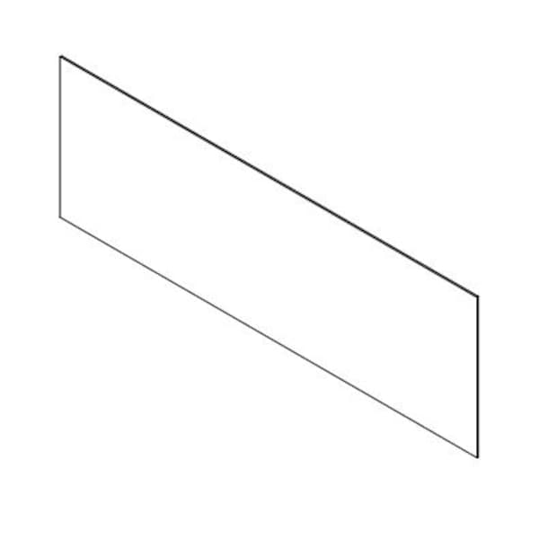 Clear Plastic Dividers w/Square Corners - 1/4
