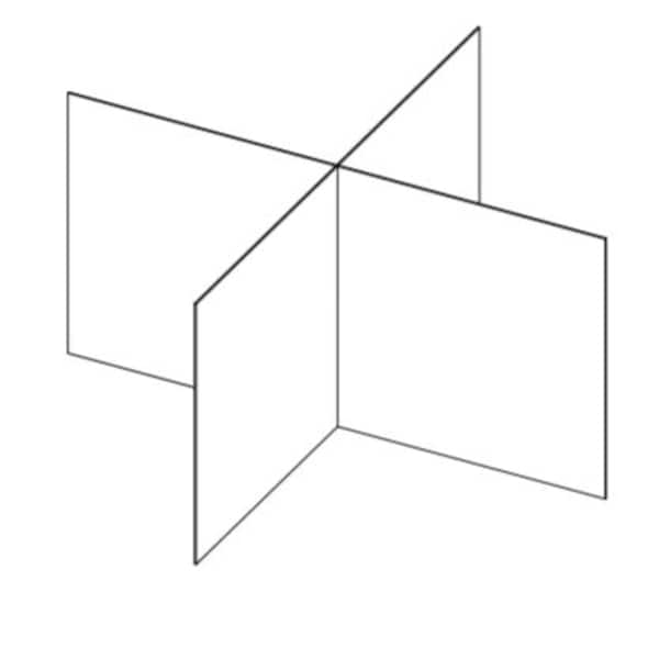 Clear Compartment Divider - 1/4