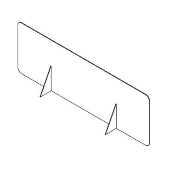 Clear Plastic Dividers w/Round Corners - 1/8