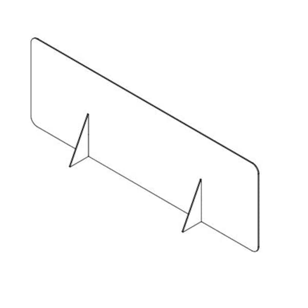 Clear Plastic Dividers w/Round Corners - 1/8