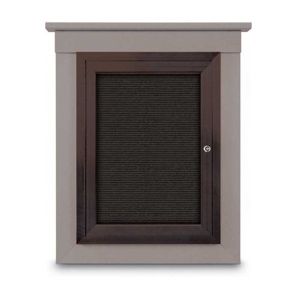 Sliding Glass Enclosed Letterboard, 96