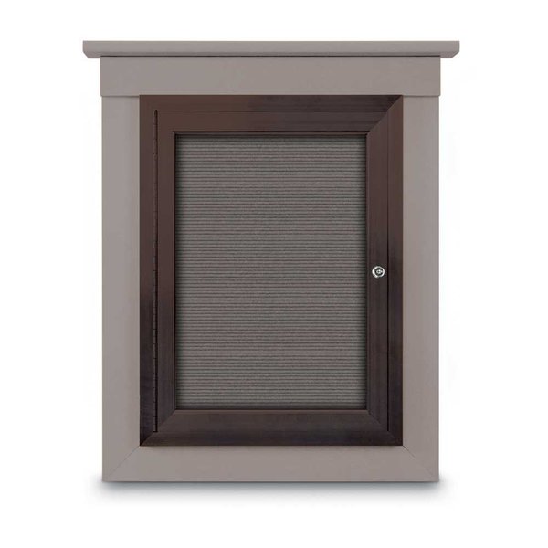 Sliding Glass Enclosed Letterboard, 96