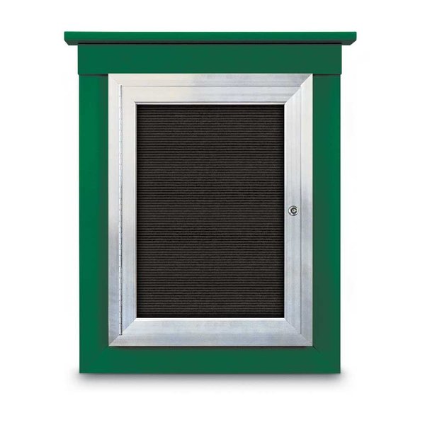 Sliding Glass Enclosed Letterboard, 72