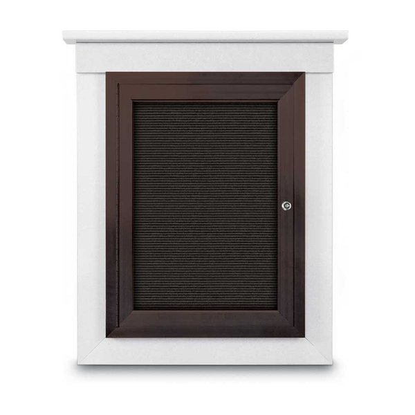 Sliding Glass Enclosed Letterboard, 96