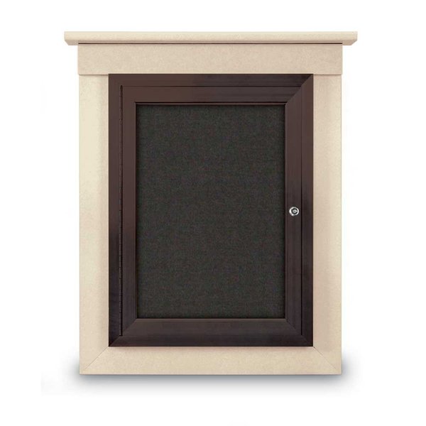 Sliding Glass Enclosed Letterboard, 48