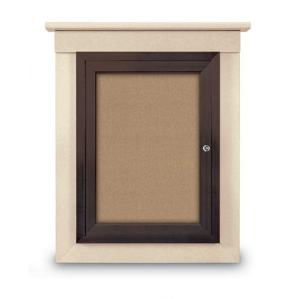 Sliding Glass Enclosed Letterboard, 48