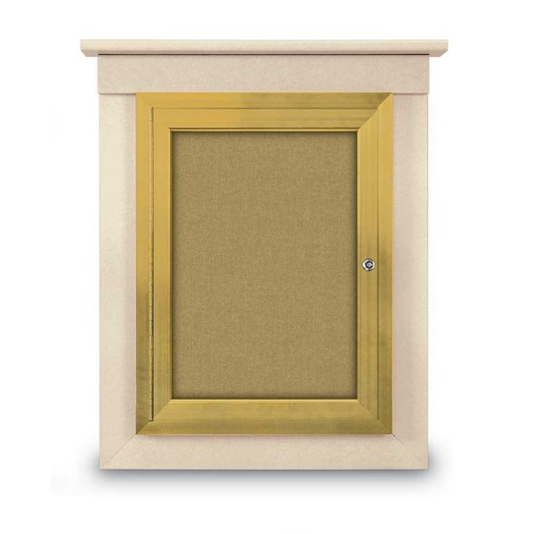 Sliding Glass Enclosed Letterboard, 48