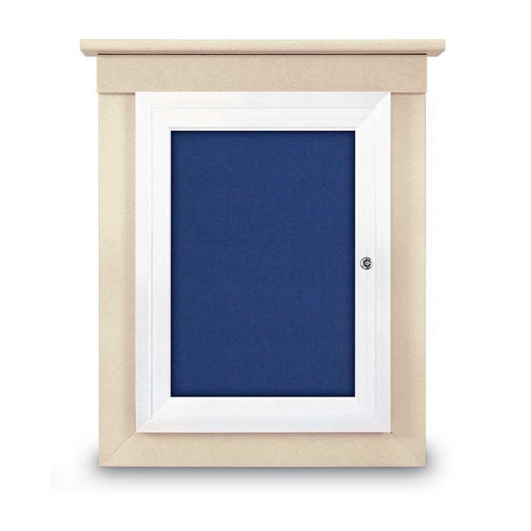 Sliding Glass Enclosed Letterboard, 48